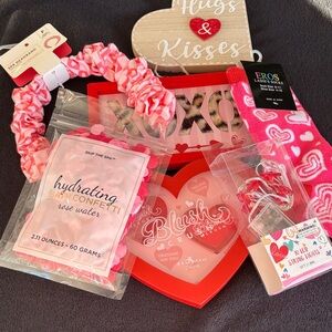 Valentine's Day Gift Set with Pink Accessories